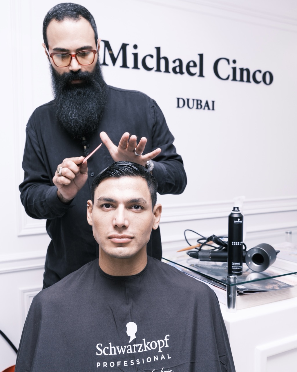 Schwarzkopf team  Dubai Fashion Week, 2022  Photography Alisa Poturaeva